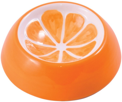 миска керамическая для грызунов "mr.kranch" апельсин, 10 мл