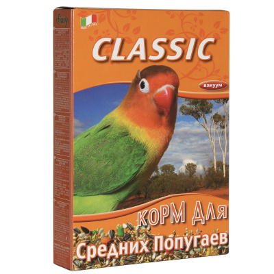 корм для средних попугаев "fiory classic" (фиори)
