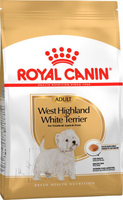 сухой корм royal canin west highland white terrier adult для взрослых собак породы вест-хайленд уайт терьер