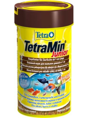 tetramin junior корм в хлопьях для молоди рыб 100 мл