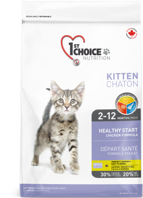 сухой корм 1st choice kitten healthy start с цыпленком для котят