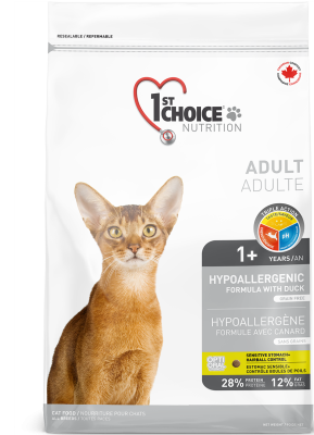 сухой корм 1st choice adult hypoallergenic гипоаллергенный для кошек