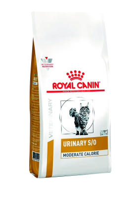 сухой корм royal canin urinary s/o moderate calorie для взрослых кошек, заболевания мкб
