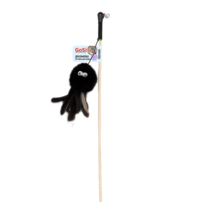 gosi sh-07322 игрушка д/кошек махалка осьминог натуральная норка этикетка флажок
