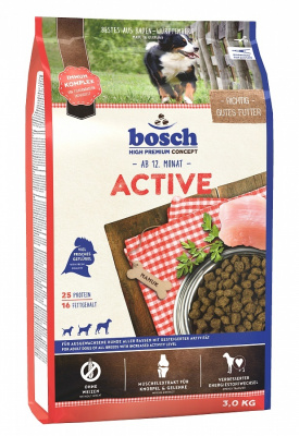 сухой корм bosch active для активных собак