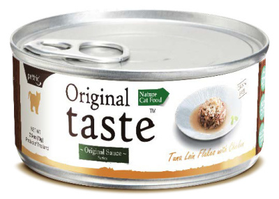 влажный корм для кошек "pettric original taste" (петтрик) тунец с курицей в соусе, 70 г