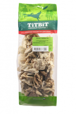 лакомство для собак "titbit" (титбит) легкое говяжье xxl - мягкая упаковка