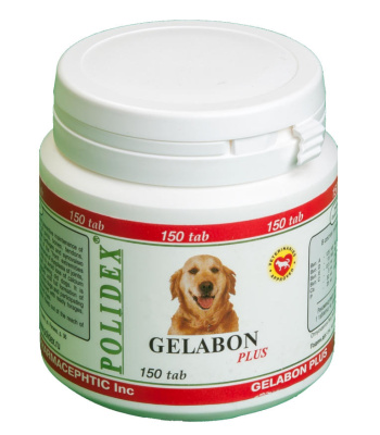 polidex гелабон плюс для собак, таблетки, № 150, профилактика и лечение опорно- двигательного аппарата