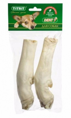 лакомство для собак "titbit" (титбит) нога баранья - мягкая упаковка (2 шт)
