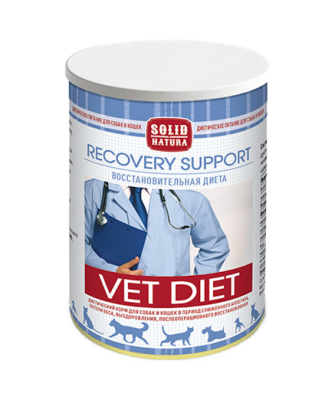 solid natura vet recovery support диета для кошек и собак влажный