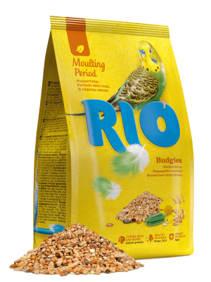 корм для волнистых попугаев "rio" (рио) в период линьки