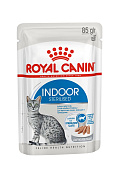 паучи royal canin indoor sterilised в паштете для стерилизованных кошек, живущих в помещении