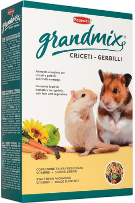 корм для мышей, хомяков и песчанок "padovan grandmix criceti" (падован)