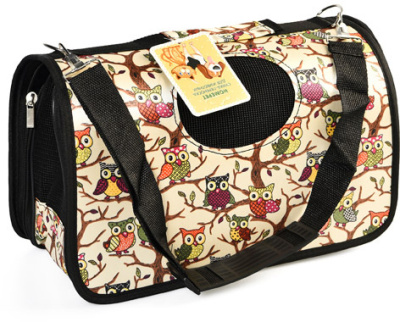 переноска-сумка для животных "homepet совы" 37см*19см*23см