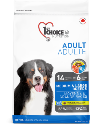 сухой корм 1st choice adult medium&large breeds для собак средних и крупных пород
