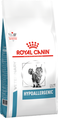 сухой корм royal canin hypoallergenic dr25 для взрослых кошек, пищевая аллергия
