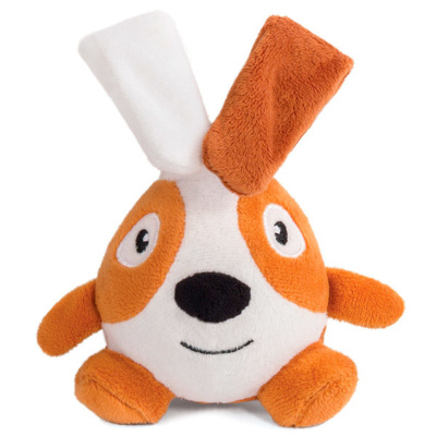 триол  игрушка д/собак "кролик-ушастик", мягкая 15см