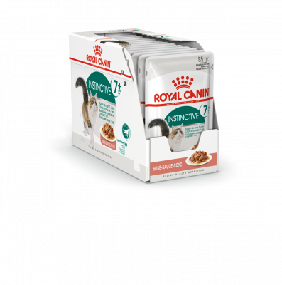 консервы royal canin instinctive +7 в соусе для пожилых кошек