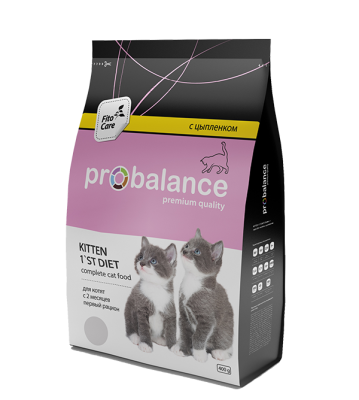 сухой корм для котят "probalance" (пробаланс) с цыплёнком