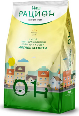сухой корм для собак "наш рацион" мясное ассорти