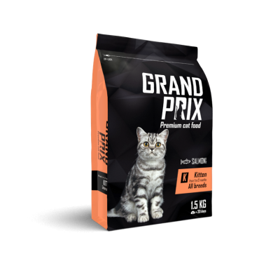 сухой корм для котят "grand prix kitten" (гранд прикс) с лососем