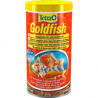 tetragoldfish корм в хлопьях для всех видов золотых рыбок