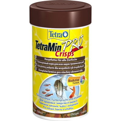 tetramin pro crisps корм-чипсы для всех видов рыб
